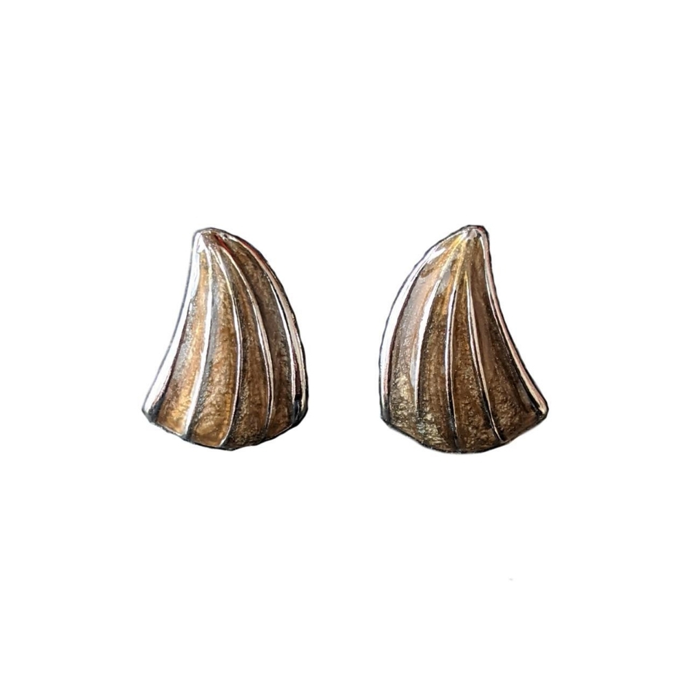 Mermaid Fin Earrings | Vintage 80s